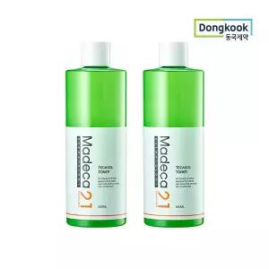 [5%적립] 동국제약 마데카 테카솔 토너 500ml 2개 수분 영양 에센스 미백 주름 기능성 병풀 수딩 피부 ALL