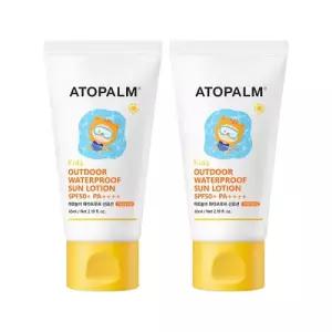 (정품) 아토팜 키즈 야외놀이 워터프루프 선로션 65ml, 2개