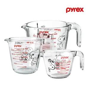 파이렉스 스누피 계량컵 3P (250ml, 500ml, 1000ml)