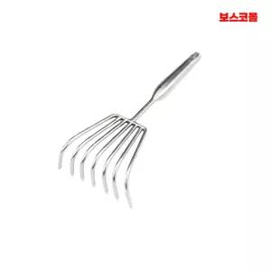 보스코 밭갈기 화단 텃밭 해루질 갯벌체험 바지락 원예용 5발갈퀴 조개갈퀴 스텐
