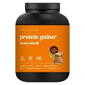 베네틴 몬스터 벌크업 프로틴 게이너 곡물라떼맛 2kg