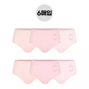 BYC 여성 면팬티 스몰 큰 사이즈 삼각 팬티 6매입 세트 엄마 할머니 속옷
