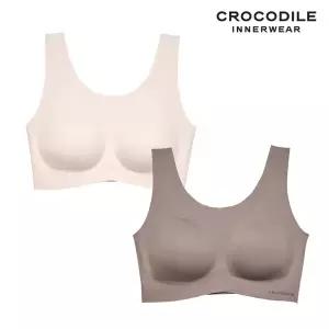 [크로커다일] 소프트 나일론모달 패드일체형 U넥 브라2종 소프트오트 모카무스 CDWBR5O1316
