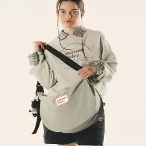 마스마룰즈 5007509820 미니백 데일리백 Halfmoon cross bag Gray 3601010
