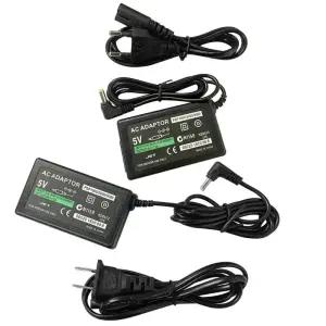 유럽 및 플러그 5V 전원 공급 장치 AC 어댑터 가정용 벽 충전기 PSP 000 2000 3000 충전 케이블 코드