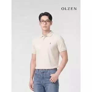 [아웃도어스/올젠]솔리드 카라티셔츠 반팔 베이지 ZPF2TT1804