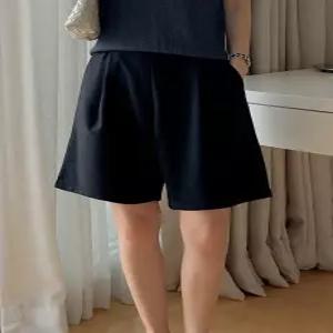 탱탱 와이드 5부 슬랙스 반바지 (one color)
