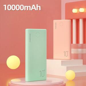 슬림형 보조배터리 10000mAh 휴대용 2.1A 고속 충전 타입 C PD 퀵차지 외장 아이폰 16 15용