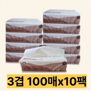 깨끗한나라 톡톡 뽑아쓰는 키친타올 3겹 100매 10팩