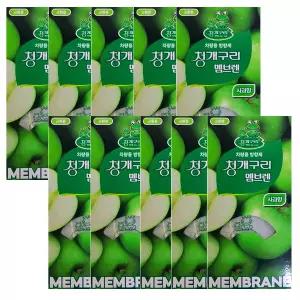 동진TFC 청개구리 멤브렌 10개1SET 차량용방향제 멤브렌 산도깨비 사과향