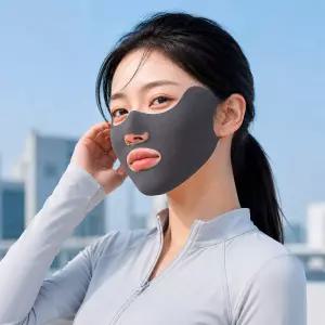 여름 쿨 냉감 스포츠 마스크 얼굴 눈밑 턱 햇빛 자외선 차단 커버 1개