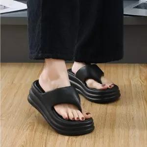 [룽스_65]쪼리슬리퍼 여자샌들 여름 조리 샌들 7cm