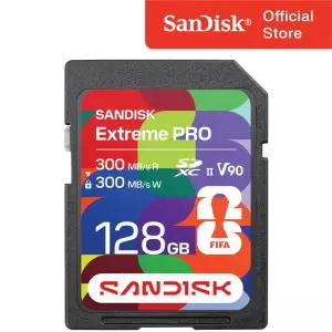 샌디스크 SD카드 128GB 128기가 FIFA World Cup 에디션 V90 캐논 소니 메모리