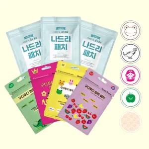 국내생산 구디푸디 여름대비 썸머패치 7세트 +나드리패치 3세트 혼합세트(144매)