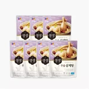 100% 국내산 냉장닭 목우촌 생생 우슬삼계탕 1kg x 7팩