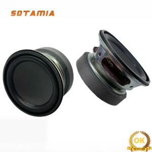 SOTAMIA 2개 2인치 미니 풀레인지 라우드스피커 52mm 3옴 5W 홈 사운드 음악 서브우퍼 오디오 DIY 블루투스