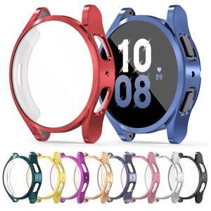 호환 갤럭시 호환 워치 7 6 5 4 용 화면 보호 케이스 커버 실리콘 TPU 범퍼 풀 액세서리 40mm 44mm
