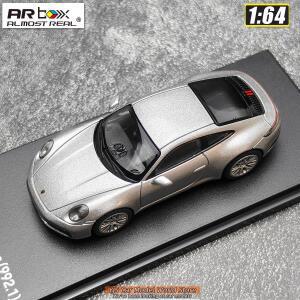 AR BOX 1/64 포르쉐 911 카레라992.1 - GT 실버 모델 다이캐스트 자동차 stcollection