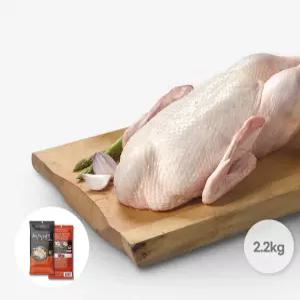 하림 주원산오리 통오리 2.2kg (냉장) + 백숙용 티백1개 포함
