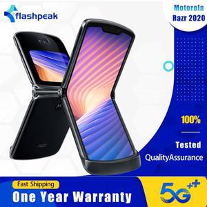 오리지널 모토로라 레이저 2020 XT2071 5G 휴대폰 레이저2 8GB+256GB P-OLED 6.2인치 48MP 스냅드래곤765G