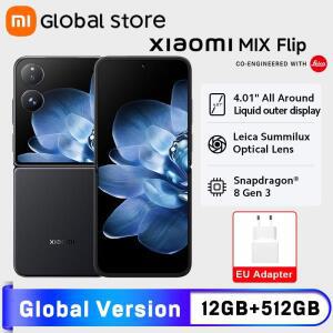 글로벌 버전 샤오미 MIX 플립 스마트폰 12GB 램 롬 스냅드래곤 8 Gen 3 CPU 50MP 라이카 호환 카메라 폴더