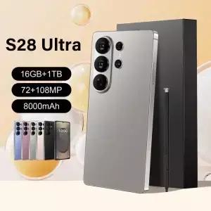 2026 신형 SNS S28 울트라 73인치 글로벌 에디션 휴대폰 액세서리용 실리콘 케이스 7800mAh HD 스마트 안