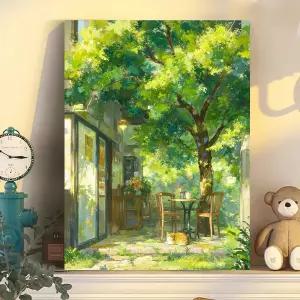 명화그리기 대형 유화 카페 그림 자연 풍경 일러스트 취미 그리기세트 DIY