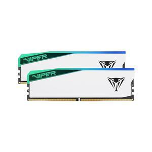 패트리어트 메모리 바이퍼 엘리트 5 RGB DDR5 RAM 32GB (2X16GB) 6000MT /s CL30 1.35v UDIMM 데스크톱 게이밍 키트 인텔 XMP /AMD 엑스포와 호환 - PVER532G60C30KW