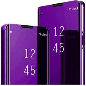 갤럭시 S25 S24 S23 S22 S21 울트라 S20 S10 S9 플러스 FE 5G 미러 가죽 스마트 플립 지원 커버에 대한 고