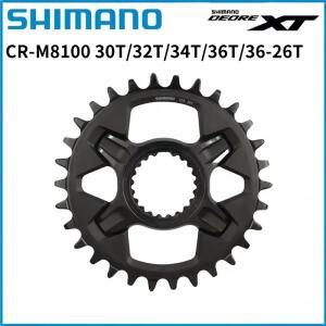 M8000 XT 크랭크 스티커 MTB시마노 M8100 MTB 체인링 12 스피드 블랙 DEORE XT 30T 32T 34T 36T 36-26T FC