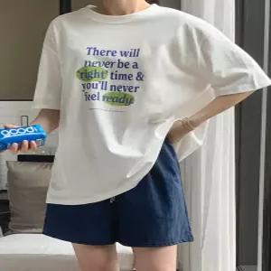 레디 레터링 오버핏 반팔티 (3 color)