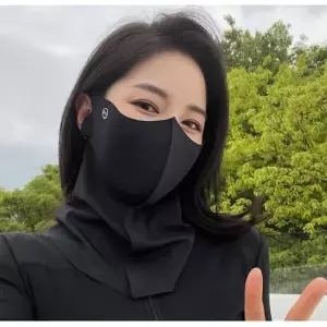 골프마스크 쿨 여름 얼굴 스포츠 마스크 자외선차단 햇빛가리개 자전거 안면