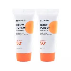 리더스 글로우 톤업 선크림 50ml 2개