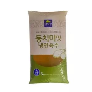 면사랑 동치미맛 냉면육수 5kg 2봉 냉동보관 (48198561)