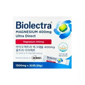 바이오렉트라 마그네슘 400 울트라 다이렉트 1300mg x 30포 YU