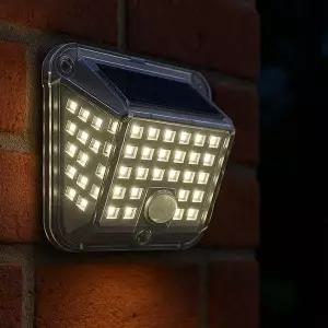 [골드스마일]센서벽등 미니 90LED 태양광