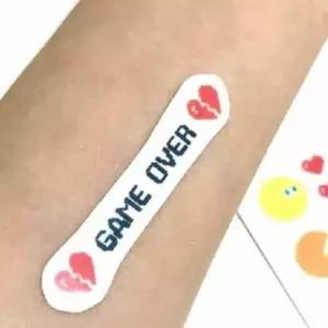 ( )타투스티커 도트레트로 셀프타투 귀여운타투 미니타투
