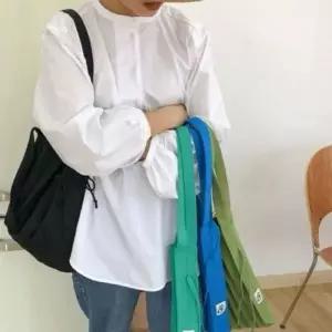 아코디언 니트 가벼운 여자핏 주름 미니 토트백 숄더백 가방