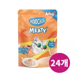 무치 CAT 참치연어 젤리 70g 24개 고양이 주식파우치