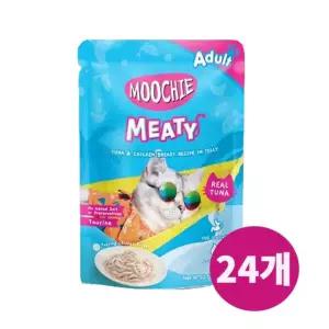 무치 CAT 참치닭가슴살 젤리 70g 24개 고양이 파우치
