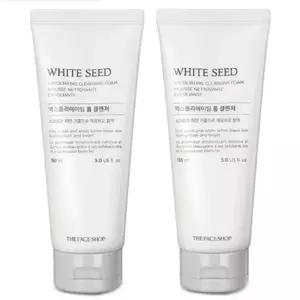 더페이스샵 화이트씨드 엑스폴리에이팅 폼 클렌저 2개세트 (150ml+150ml)