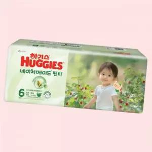 하기스  하기스 네이처메이드팬티 속옷 언더웨어 6단계 여아 점보형 38매 4611686