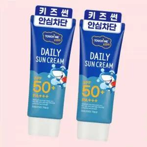 터치미 키즈 어린이 선크림 60ml 2개 아기 썬크림 저자극 유아 4535455