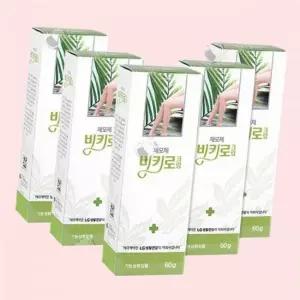 비키로 제모크림 60g x5개 팔 다리 겨드랑이 잔털제거 말해모해 자강추 4529314