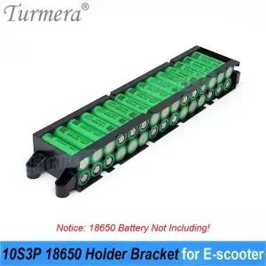 Turmera 36V 42V 10S3P 18650 배터리 홀더 용접 니켈 10S 15A BMS 보드 전기 자전거 전자 스쿠터 리패클용
