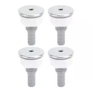4pcs 욕조 공기 버블 제트 노즐 PVC 스파 풀 액세서리에 대 한 스트레이트