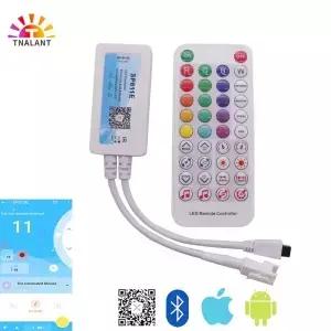 RGB 스마트 음악 블루투스 컨트롤러 SP611E WS2812B SK6812 용 주소 지정 가능 Led 테이프 스트립