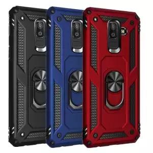 A6 Plus 2018 갑옷 충격 방지 케이스 삼성 J5 J7 2017 J8 J4 J6 A8 A7 S8 S9 S10 Lite 참고 8 9 10 J2 코어