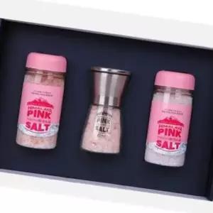 히말라야 핑크소금 선물세트8호 400g x2개+그라인더x1