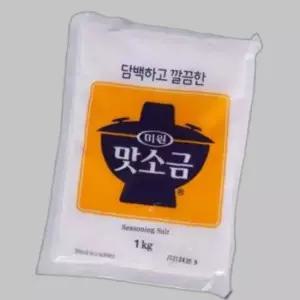 맛소금 대상 미원 맛 소금 업소용 1kg 가정용